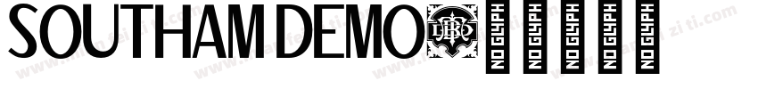 SOUTHAM DEMO字体转换